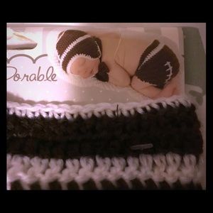 Baby crochet newborn football outfit